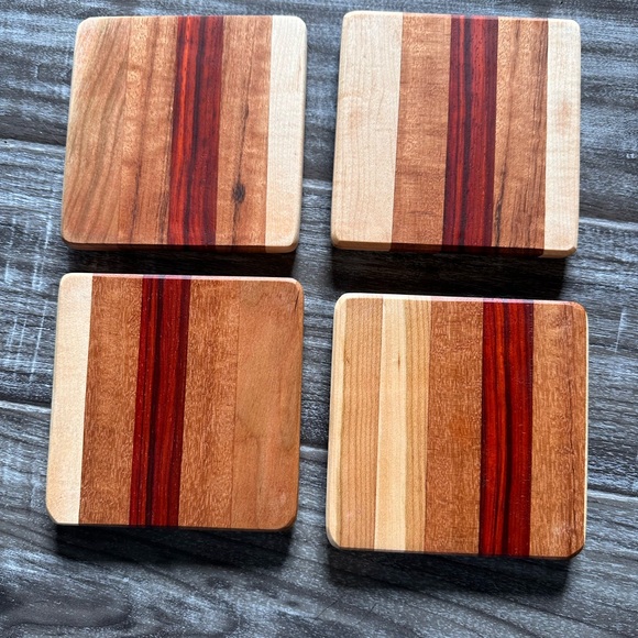 Hand Crafted Other - Handcrafted hardwood coasters